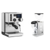 Rancilio Silvia BC PID + Rocket Espresso FAUSTINO 3.1, white