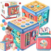 EDUKAČNÁ KOCKA 8v1 HRAČKA NA TRIEDENIE PUZZLE 313105 SENZORICKÁ KOCKA PRE DETI