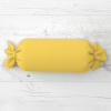 Biante Vankúš valec bonbon Rongo RG-090 Svetlo žltý 15x40 cm
