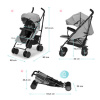 Kočík KINDERKRAFT Siesta Pink do 22 kg!