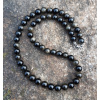 Obsidián zlatý náhrdelník (guľôčky 8 mm)