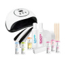 Brush UP! gél lak sada na nechty so 48W UV/LED lampou