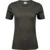 Tee Jays | 580, Dámske tričko Interlock, zelená deep, XXL