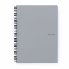 Twin wire blok A4 PP PASTELINI šedá