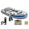 Pontoon Intex Excursion 4 315 cm + 2 ďalšie výrobky (Ponton Intex Excursion 4 ľudí čerpadlo čerpadlo 68324)
