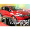 Plexi, ofuky Renault Clio IV grandtour 5D 2013 => přední + zadní