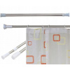 Rozperná sprchová tyč SHOWER ROD 110-200 x 22 mm strieborná