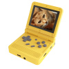 Retro handheld konzola Powkiddy V90 žltá