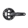SHIMANO Stred Deore M5100 175mm 36/26z. 11-k. čierny dvojdielny bez ložísk