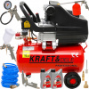 Kompresor - Olejový kompresor Kraft&Dele KD400 24 l 8 bar (Kompresor olejového kompresora 24L voľný set 8in1)