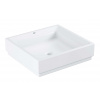 Grohe Cube Ceramic Umývadlo bez prepadu, 50x47 cm, PureGuard, alpská biela 3948100H-GR