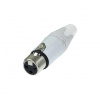 NEUTRIK NC3FXX-WT, káblový XLR konektor, samica, 3-pin, biely