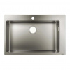 Hansgrohe S71, nerezový drez 660 vstavaný s otvorom na batériu, nerez, HAN-43302800