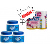 Sada Flow – 3x WC vrecká Blue + toaletný papier