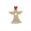 Ozdoba MagicHome Vianoce, Anjel NOEL, závesná, bal. 5 ks