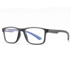 Techsuit Okuliare proti modrému svetlu Reflex TR90 (F2388) - obdĺžnikové - pieskovo čierne / sivé KF236908
