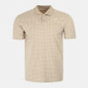 Slazenger Check Golf Polo Mens Taupe XL