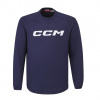CCM Hokejová Mikina CCM Locker Room Fleece Crew Navy
