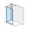 Jika Pure - Sklenená stena L 120 cmx90 cm na sprchovú vaničku 120 cmx90 cm, s úpravou Jika Perla Glass, 120cm x20cm x200 cm H2694220026681