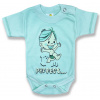BABY´S WEAR Detské body, krátky rukáv-PERFECT, zelené veľkosť: 62 (2-4m)