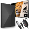 VNÚTORNÁ VONKAJŠIA TV ANTÉNA DC 5V UHV/VHV/FM VÝKONNÝ 4K HD ZOSILŇOVAČ