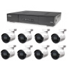 Kamerový set 1x AVTECH DVR DGD1009AV a 8x 2Mpx Bullet kamera AVTECH DGC1105YFT + 4x napájací zdroj ZADARMO!