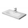 Duravit DuraStyle - Umývadlo nábytkové Compact, 79x40 cm, s 1 otvorom na batériu, s WonderGliss, alpská biela 23377800001