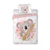 Obliečka do postieľky - koala na ružovom 015