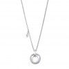 Lotus Style Elegantný oceľový náhrdelník so zirkónmi Woman Basic LS2176-1 / 1