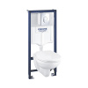 Závesné WC sada GROHE Solido Perfect 4v1 so splachovacím kruhom 39192000