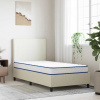 Matrac s pamäťovou penou, biely 100x200x17 cm-ForU-4013419