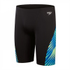 Speedo Allover Digi V-Cut Jammer Black/Tr Cobalt 36