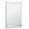 Aqualine LED podsvietené zrkadlo 60x80cm, sklenená polička, kolískový vypínač ATH53