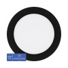 LED vstavané svietidlo Eglo Crosslink IP44 10,5 W 1520 lm 2700-6500 K čierne stmievateľné