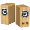 Genius SP-HF400 Reproduktory, 2.0, 10W, 3,5mm jack, dřevěné, světlé dřevo