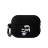 Karl Lagerfeld 3D Logo NFT Karl and Choupette Silikonové Pouzdro pro AirPods Pro 2 KLAP2RUNKC