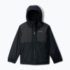Detská bunda do dažďa Columbia Rainy Trails II Fleece mountain black/black slub