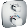 HANSGROHE Ecostat E termostat pod omietku pre 2 spotrebiče, s uzatváracím a prepínacím ventilom, chróm, 15708000