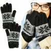 Rukavice - Teplé zimné rukavice hrubá vlnená snehová vločka (Teplé zimné rukavice hrubá vlnená snehová vločka)