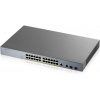 Zyxel GS1350-26HP 26 Port smart managed CCTV PoE switch, long range, 375W, 24x GbE, 2x combo RJ45/SFP