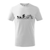 Evolution of man (Enduro) - Tričko detské bavlnené - 104-110cm / 3-4 roky ( Biela )