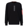 Alpha Industries RP Sweater black mikina pánska bez kapucne Veľkosť: 3XL, Farba: čierna