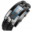 Pánské hodinky - Skmei Pánske hodinky binárne strieborné LED (Pánské hodinky - Skmei Pánske hodinky binárne strieborné LED)