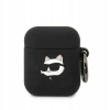 Karl Lagerfeld Apple AirPods 2/1 cover Silicone Choupette Head 3D KLA2RUNCHK