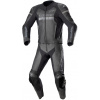 dvoudílná kombinéza GP FORCE CHASER, TECH-AIR 5 kompatibilní, ALPINESTARS (černá