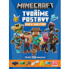 Minecraft Tvoříme postavy Knížka se samolepkami - Kolektiv