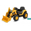 Detský elektrický traktor Baby Mix CAT žltý