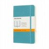 Moleskine Zápisník mäkké dosky A6 linajkový tyrkysový