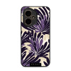 Lesklý kryt Mobiwear Glossy - Honor 400 - GA47G Fialová flóra (Prémiové lesklé pouzdro, obal, kryt Mobiwear Glossy na mobil Honor 400 - GA47G Fialová flóra, materiál Plast + TPU silikon - krytí po vše