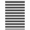 vidaXL Zebra roleta čierna 105x150 cm šírka látky 100,9cm polyester 4014236